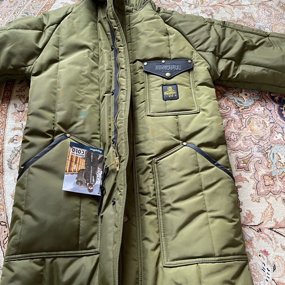 Refrigiwear IronTuff Men's Olive Puffer Jacket